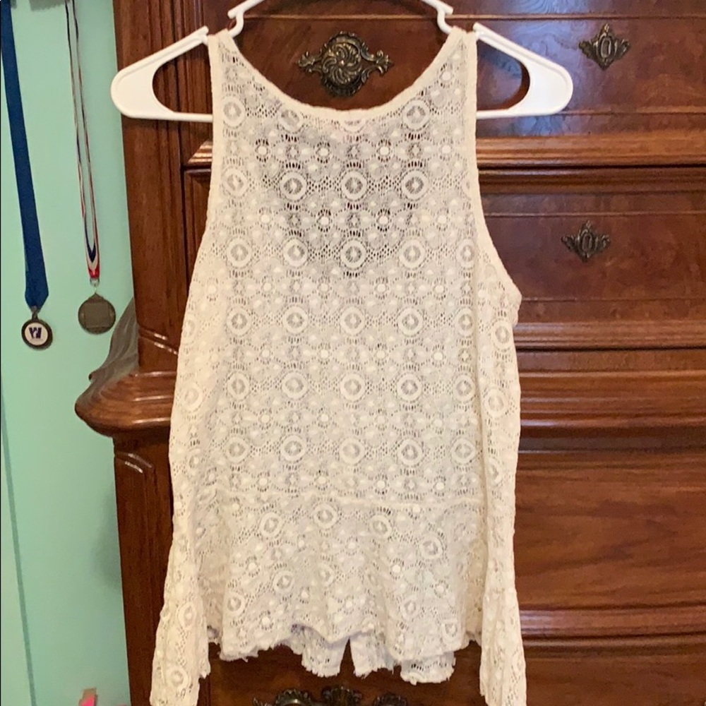 Lace white top - Picture 4 of 4